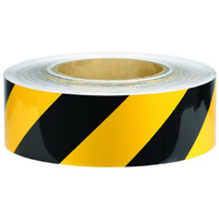 Yellow/Black Reflective Safety Tape Class 2 50mm x 45.7meter