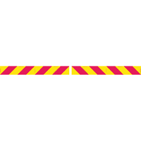 Candy Stripes Self Adhesive 800x100mm Pack of 2