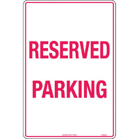 Reserved Parking Traffic Safety Sign Metal 450x300mm
