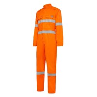 Hard Yakka Shieldtec Fr Lightweight Hi-Visibility Coverall With Fr Tape